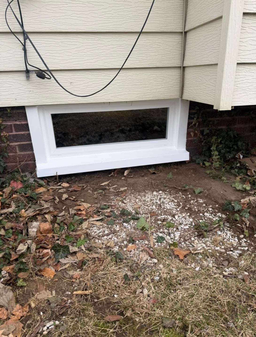 After: Basement Window Replacement