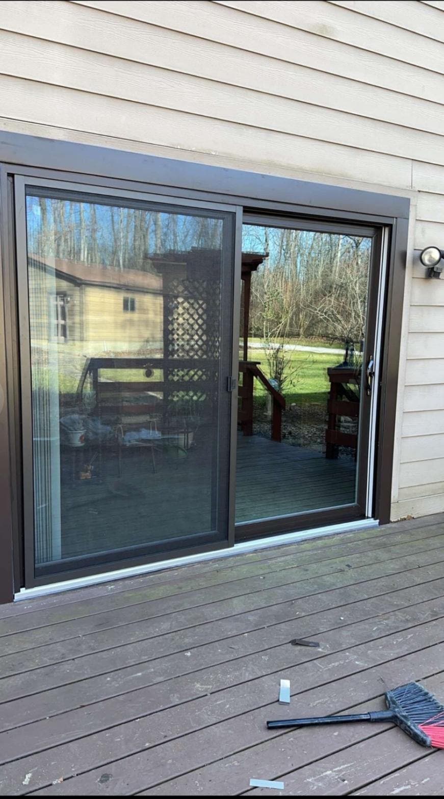 After: Sliding Door Replacement